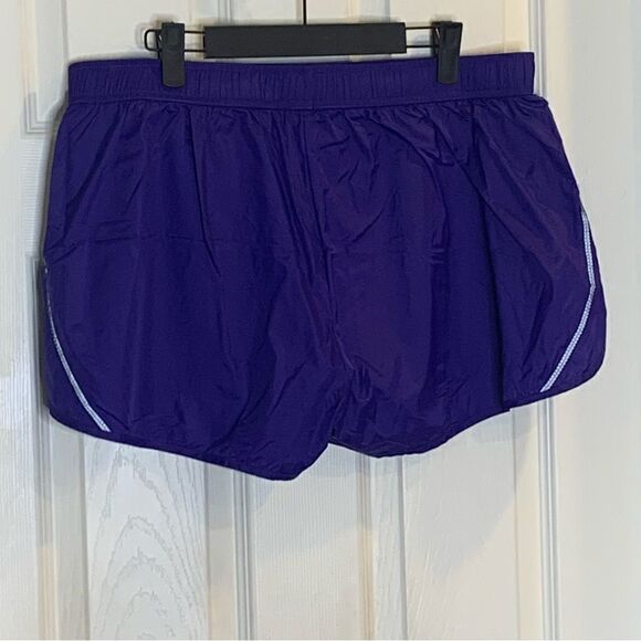 SWEATY BETTY Women Shorts Purple Pull On Layered Gym Activewear Logo Size XL - Picture 9 of 10